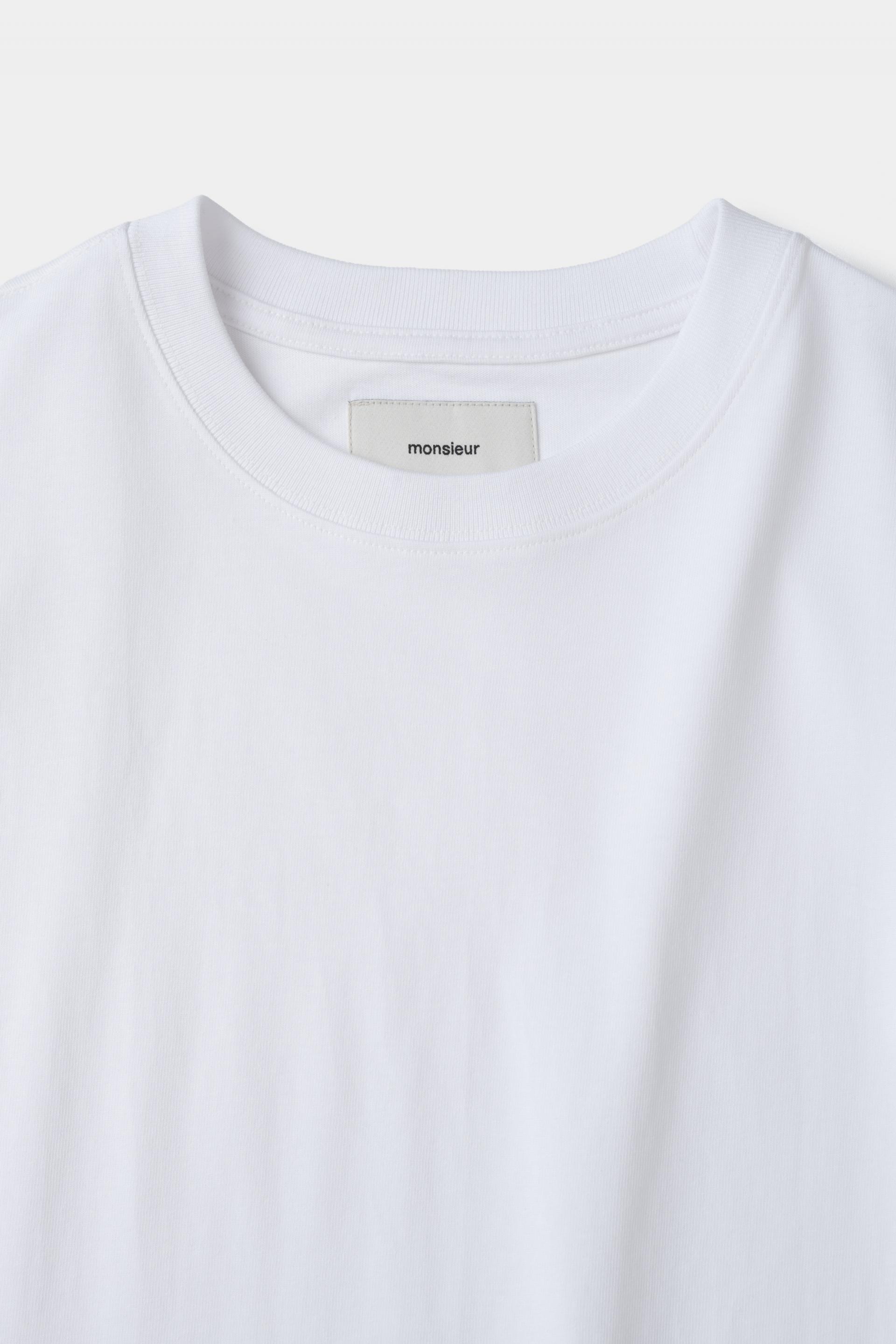 [103MONSIEUR] Balance T-shirts White