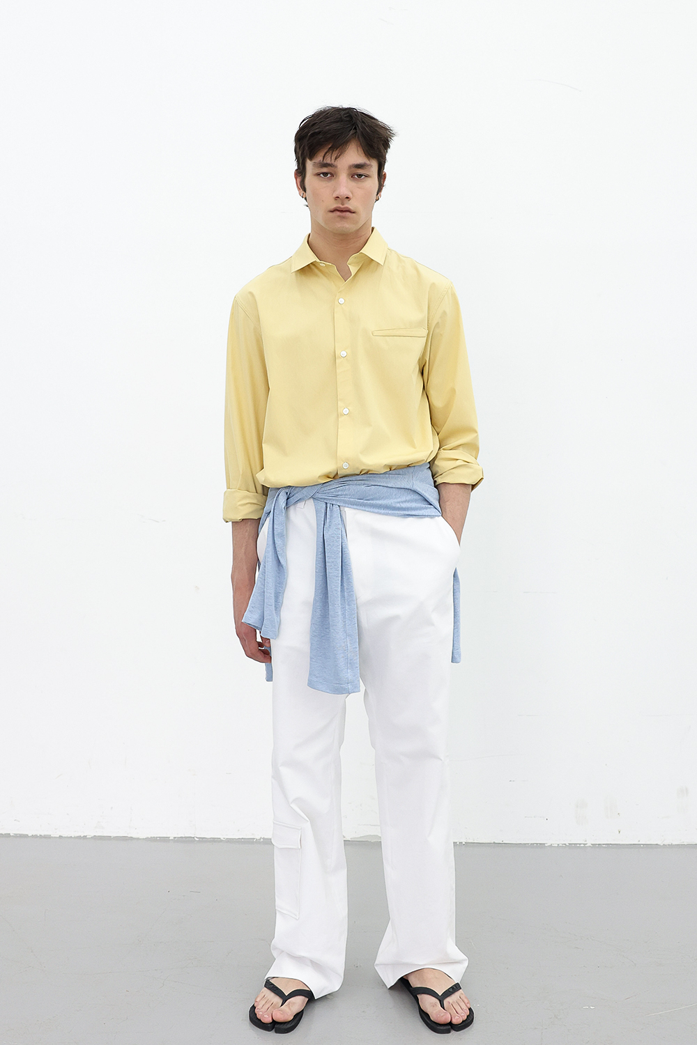 [ANYTIME LOREAK] FREESIA BLOOM SHIRT - YELLOW