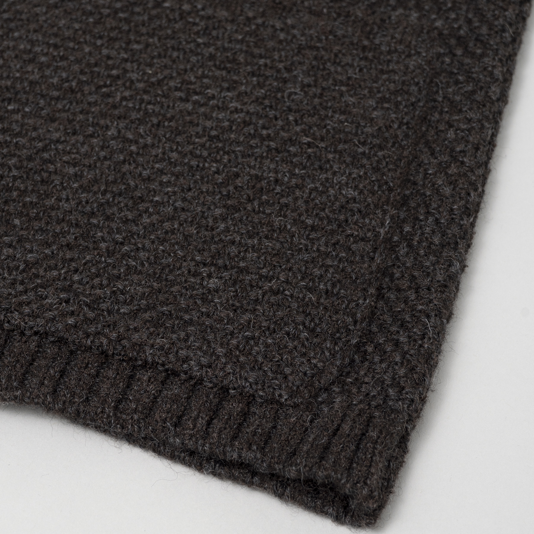 [STILL BY HAND] KN05263OS - SWEATER BROWN CHARCOAL 작업중 복제 복제