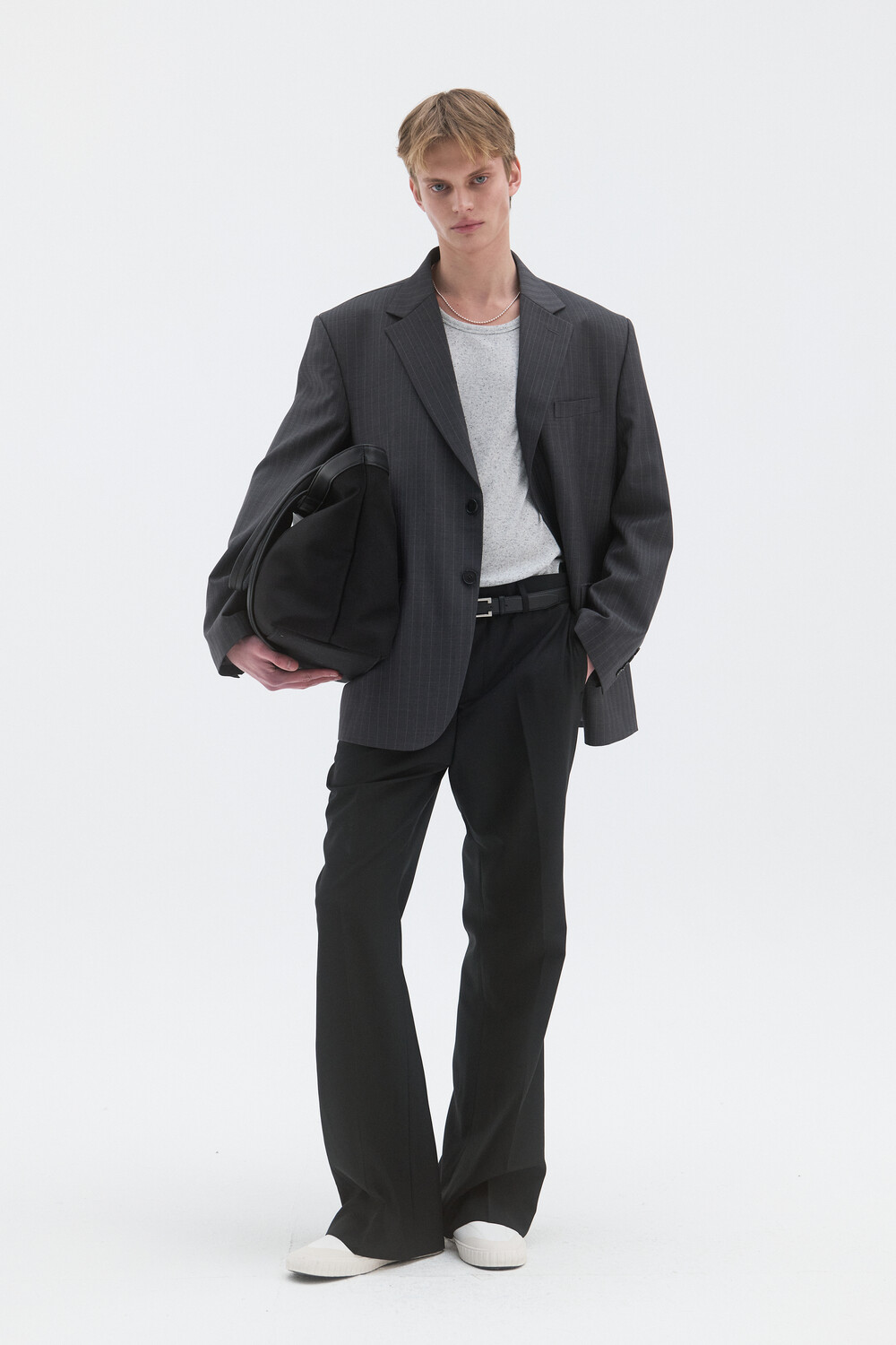 [WINDER] CORE SINGLE TAILORED JACKET - CHARCOAL
