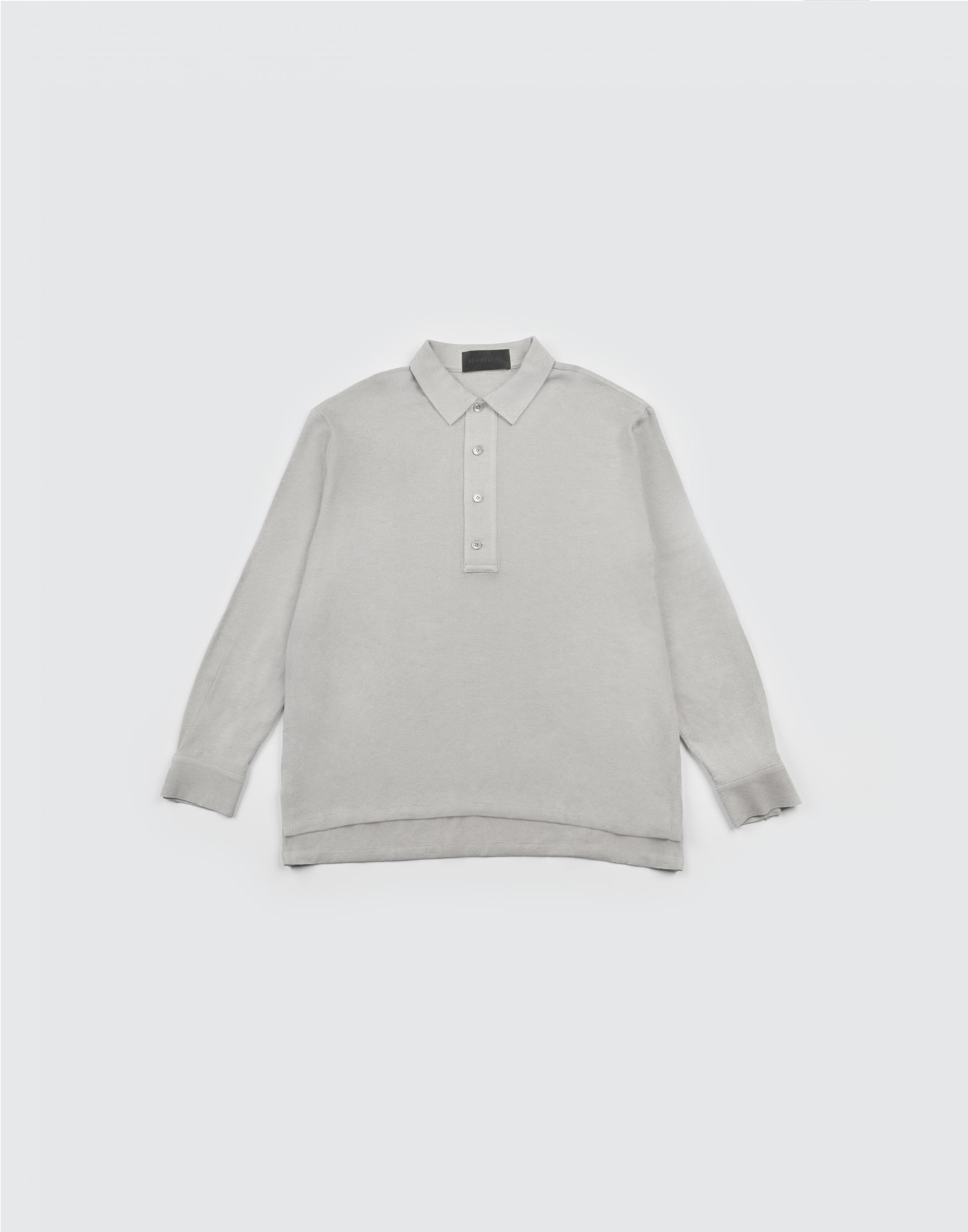 [MOOMYUNG ] LIGHT GAUGE SUMMER WOOL KNIT (LIGHT GREY)