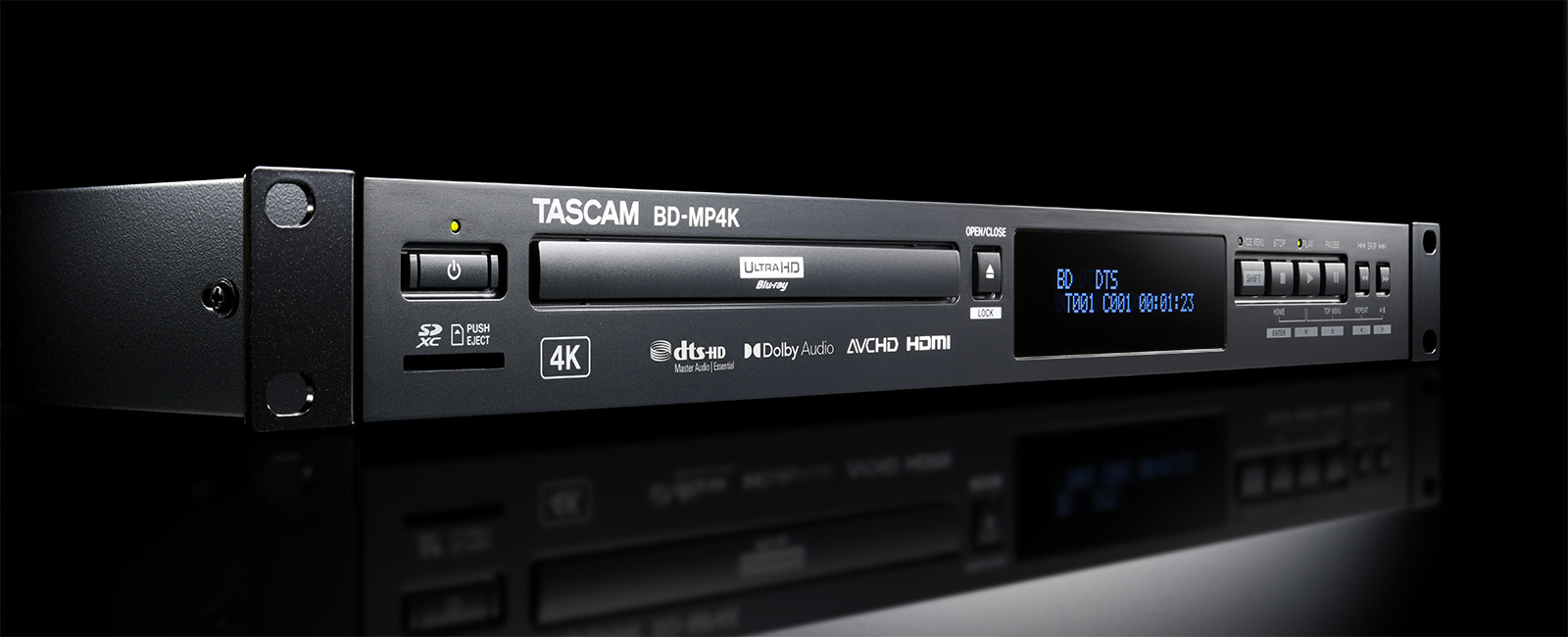 人気のクリスマスアイテムがいっぱい Tascam タスカム Mp4k 4k Uhd ブルーレイ Blu Ray マルチメディアプレイヤー 業務用121 000円
