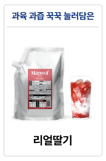 만월회 음료 원액 베이스 14종 (500g / 1kg)