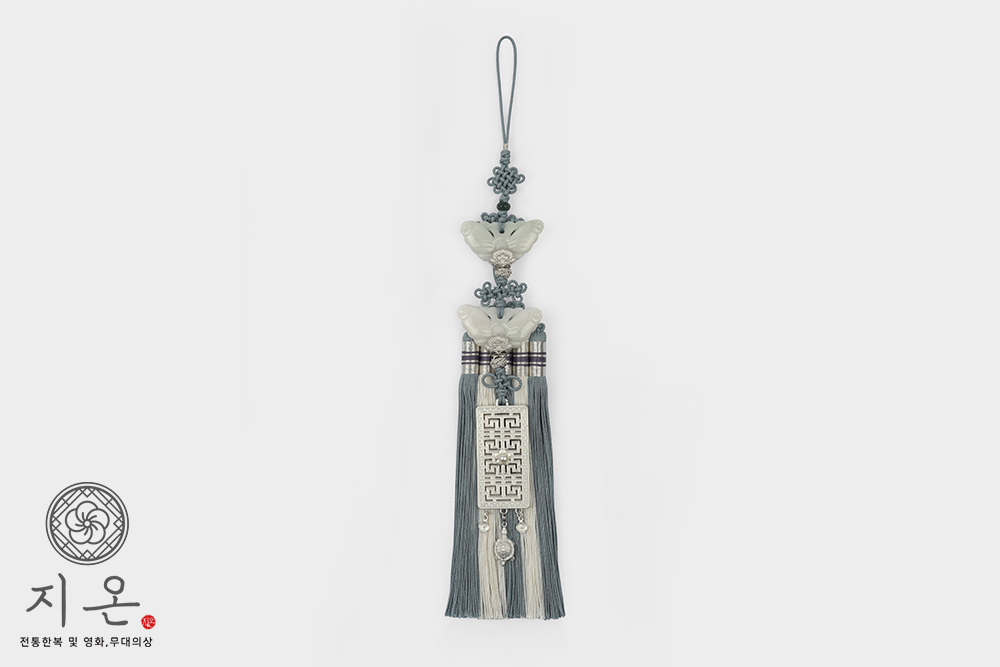 천연 옥구슬 삼작 노리개 [판매]