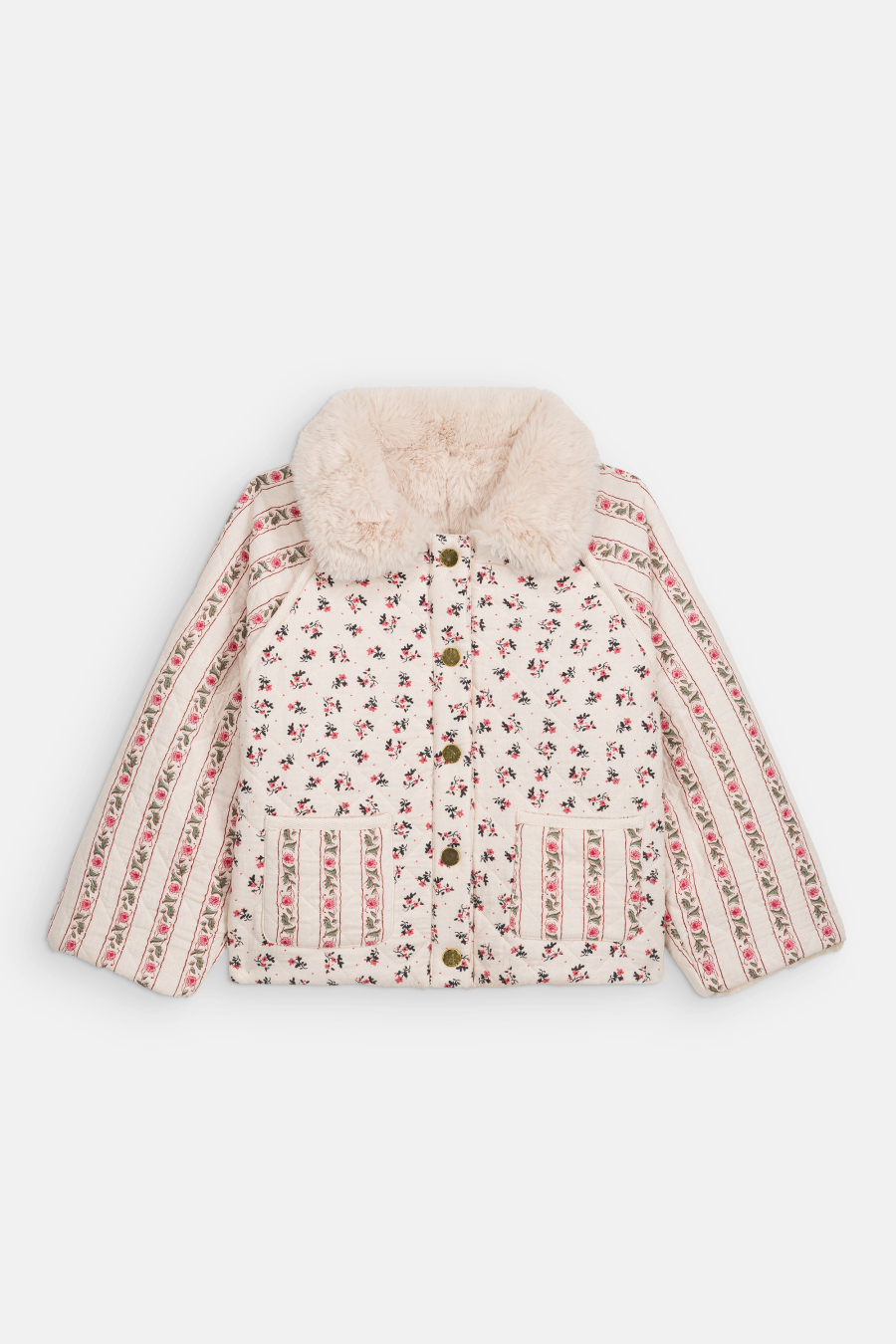LOUISE MISHA REVERSIBLE COAT JASMINA CREAM PINK SORREL 루이스미샤 26AW