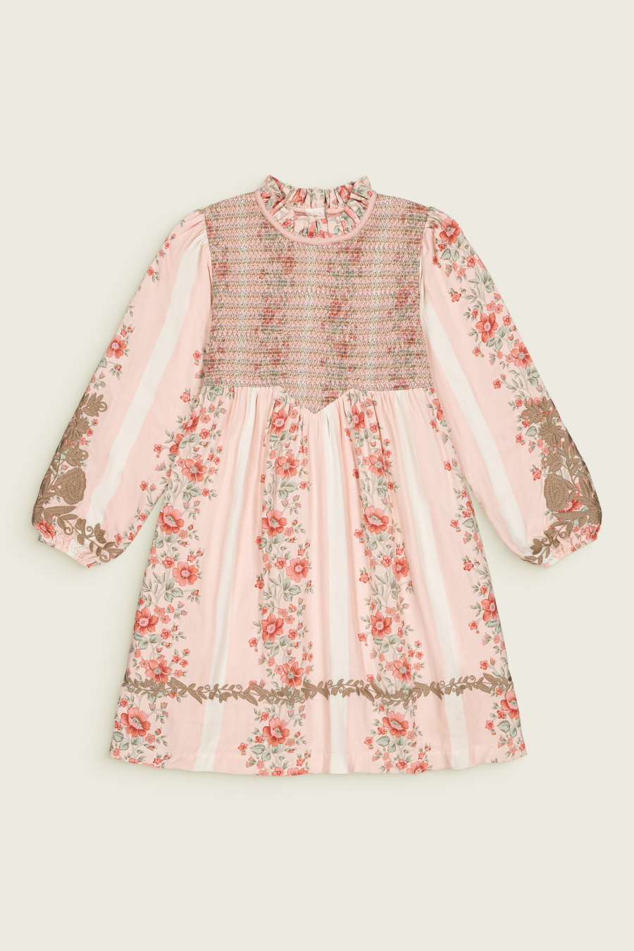 BACHAA Céleste Robe Dress Douceur d'Hiver print 바챠 26AW