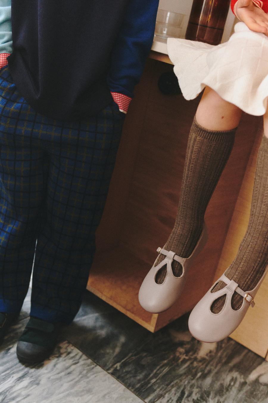 FUB KIDS Harlekin Crew deep indigo 펍키즈 26AW