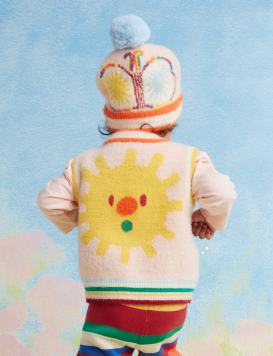 HALCYON NIGHTS Knit Vest Flutterby 헬시온나이츠 26FW