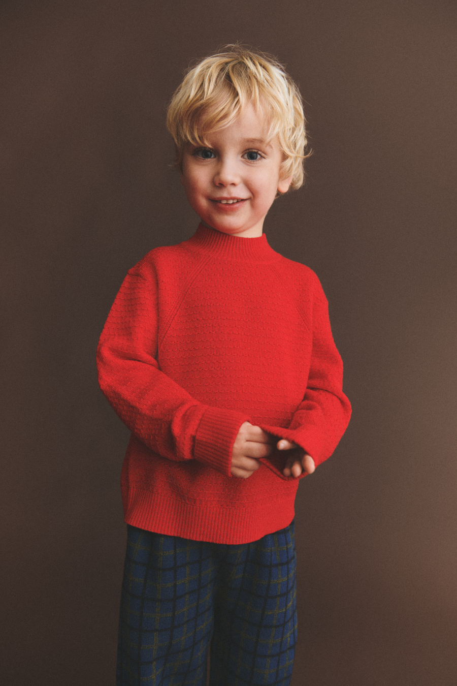 FUB KIDS Harlekin Skirt deep indigo 펍키즈 26AW