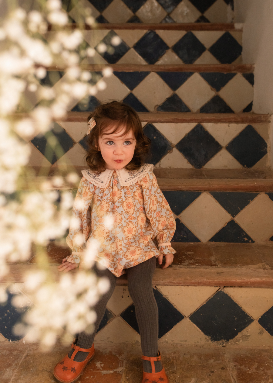 BACHAA Livia Romper Rêverie d'Hiver print 바챠 26AW