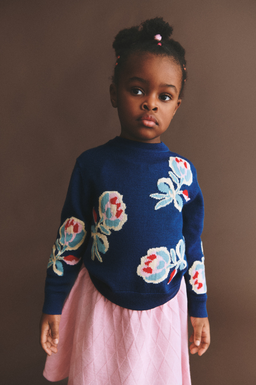 FUB KIDS Harlekin Skirt deep indigo 펍키즈 26AW