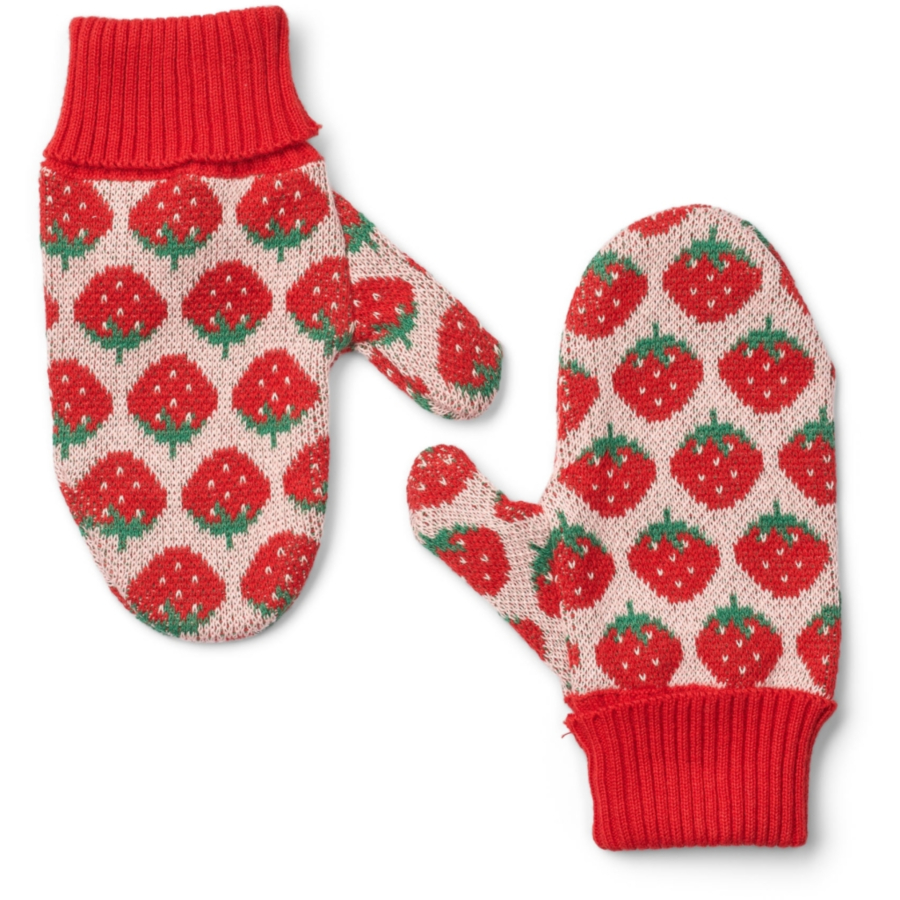 FLOESS Line Mittens Blossom Pink Berry 플로스 26AW