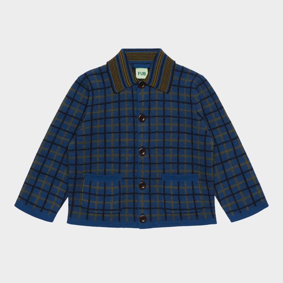 FUB KIDS Felted Jacket deep indigo 펍키즈 26AW