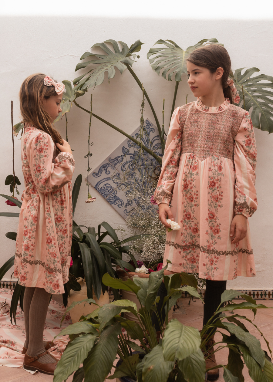 BACHAA Céleste Robe Dress Douceur d'Hiver print 바챠 26AW