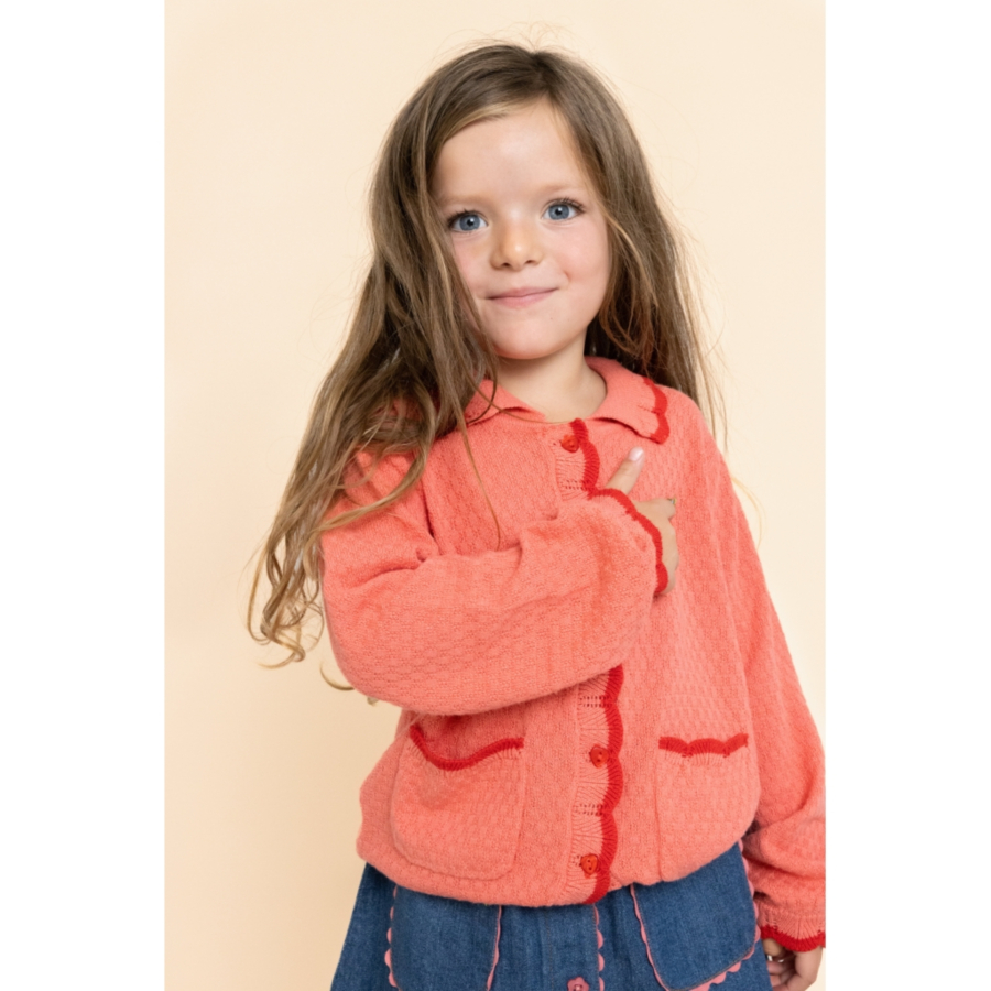 FLOESS Bloom Cardigan Blossom Pink 플로스 26AW