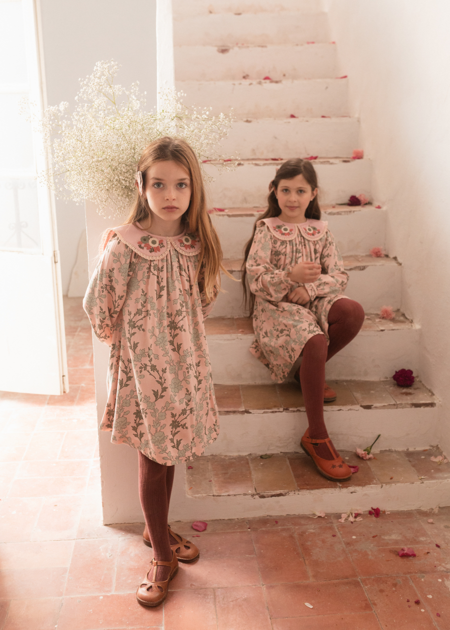 BACHAA Augustine Robe Dress Promenade enchantée print 바챠 26AW