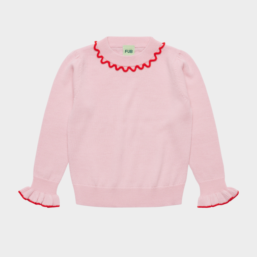 FUB KIDS Frill Jumper rose quartz 펍키즈 26AW