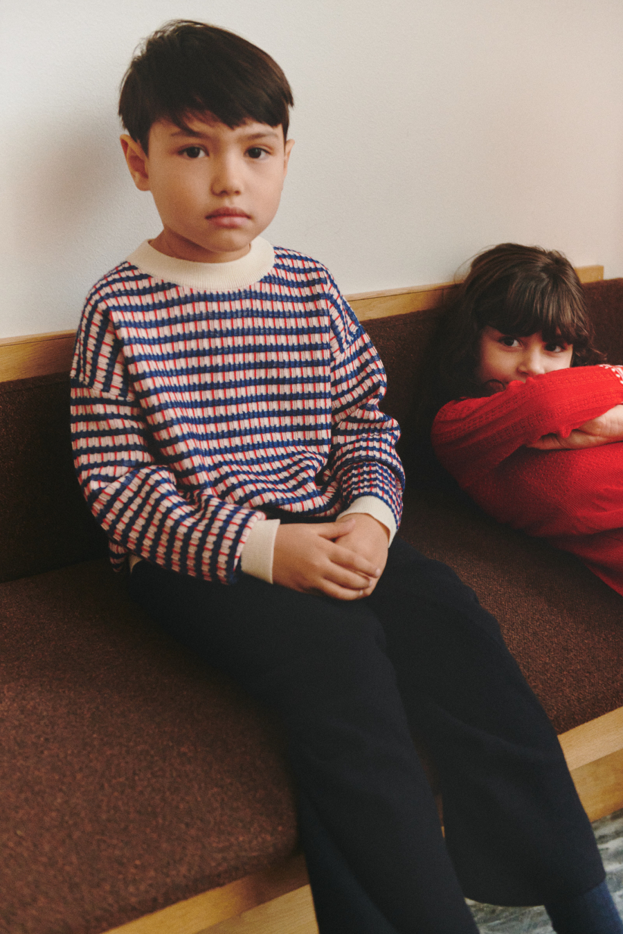 FUB KIDS Harlekin Skirt deep indigo 펍키즈 26AW