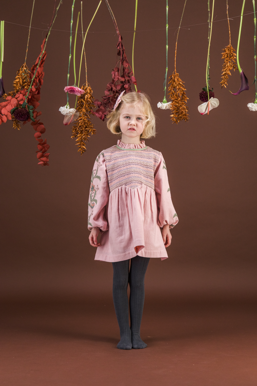 BACHAA Songe Blouse/Short dress Veiled Pink 바챠 26AW