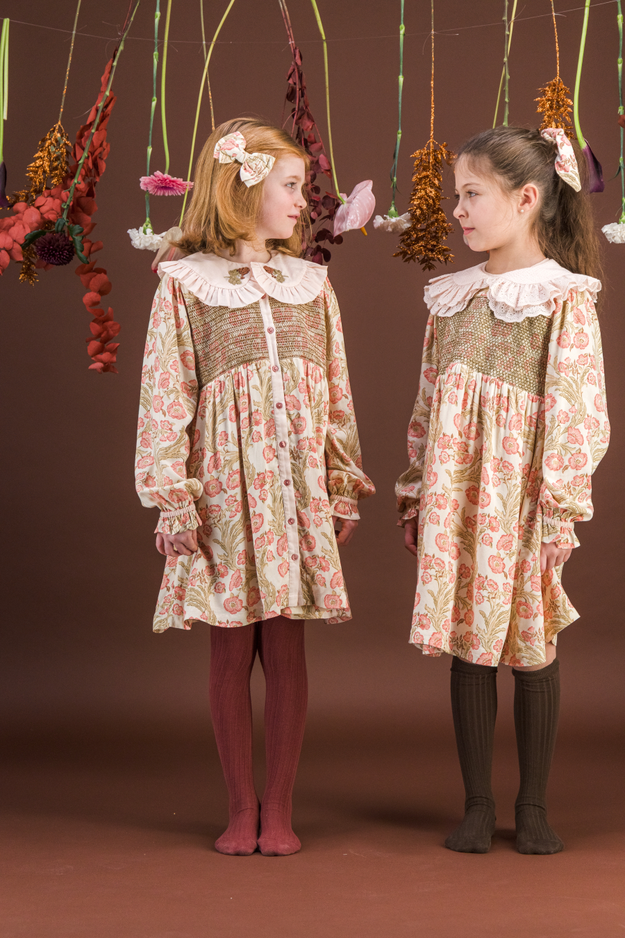 BACHAA Augustine Robe Dress Promenade enchantée print 바챠 26AW