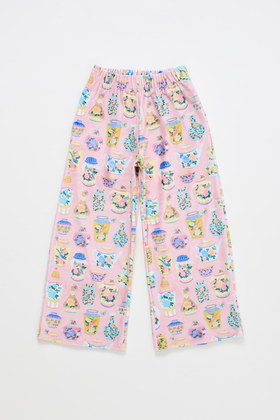 MAISON MANGOSTAN PORCELAIN VELVET SWEATPANT PINK 메종망고스탄 26AW
