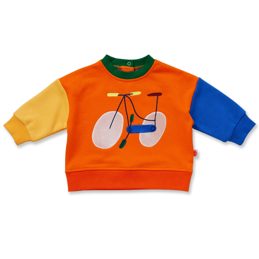 HALCYON NIGHTS Fleece Appliqué Sweater Pedal Pals 헬시온나이츠 26FW