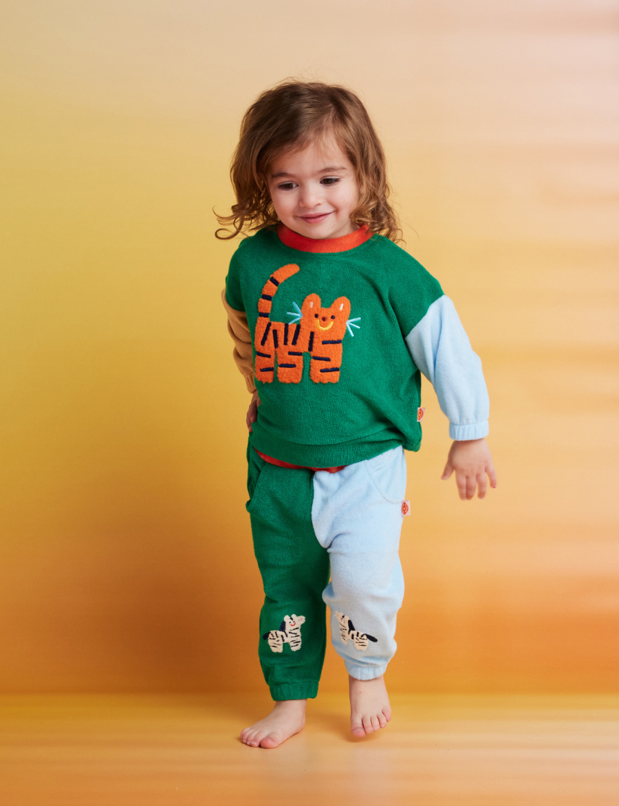 HALCYON NIGHTS Terry Sweater Zoo Crew Green 헬시온나이츠 26FW 복제