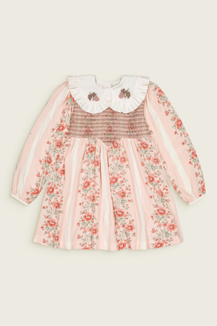 BACHAA Hermine Robe Dress Douceur d'Hiver print 바챠 26AW