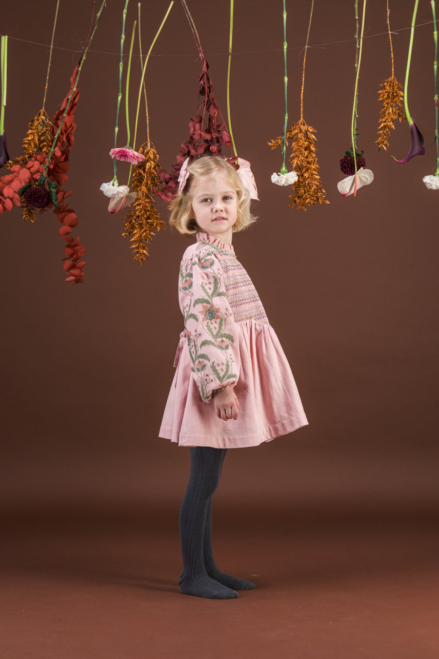 BACHAA Songe Blouse/Short dress Veiled Pink 바챠 26AW