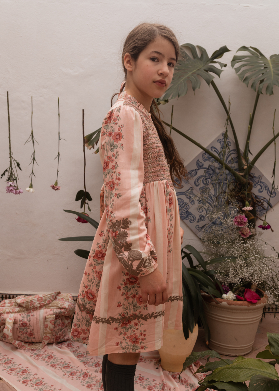 BACHAA Céleste Robe Dress Douceur d'Hiver print 바챠 26AW