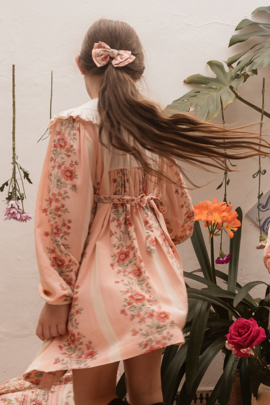 BACHAA Hermine Robe Dress Douceur d'Hiver print 바챠 26AW