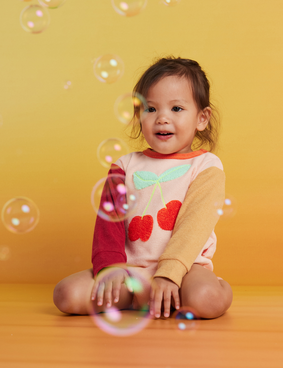 HALCYON NIGHTS Terry LS Bodysuit Tiny Orchard 헬시온나이츠 26FW