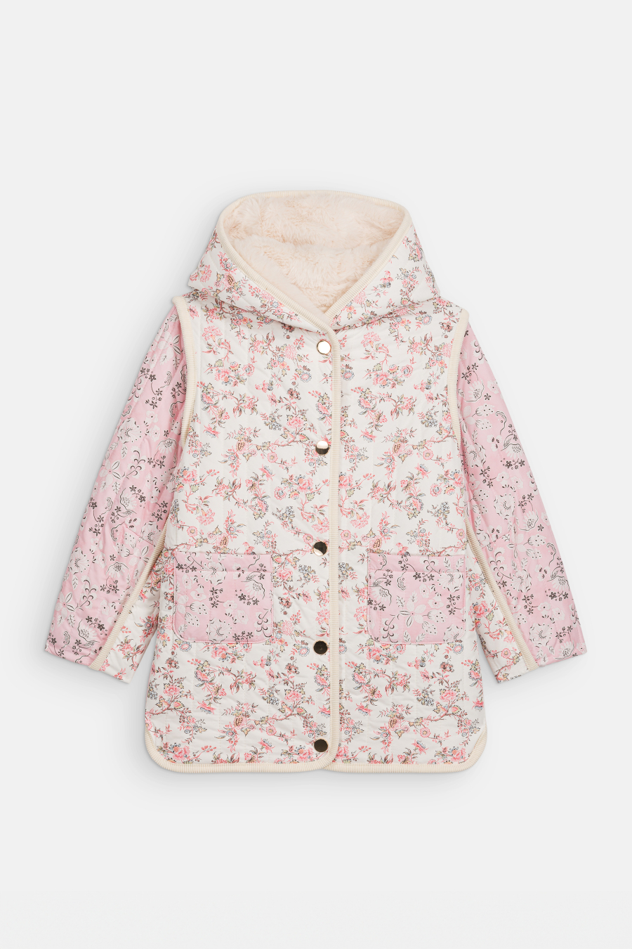 LOUISE MISHA COAT TENDER CREAM CARNATION VALE 루이스미샤 26AW