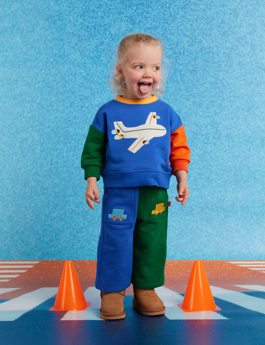 HALCYON NIGHTS Fleece Appliqué Pants Beep Beep 헬시온나이츠 26FW