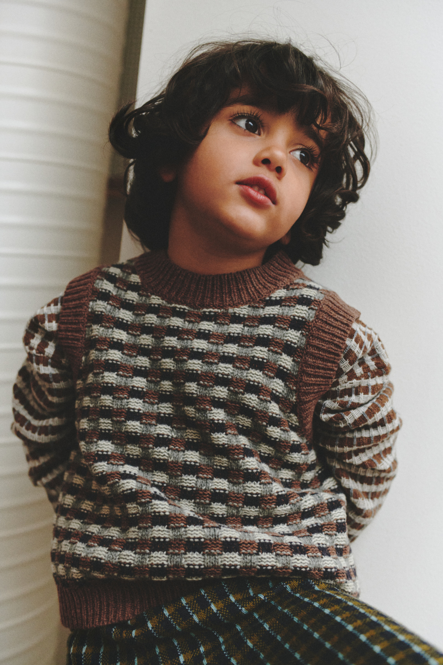 FUB KIDS Harlekin Crew deep indigo 펍키즈 26AW