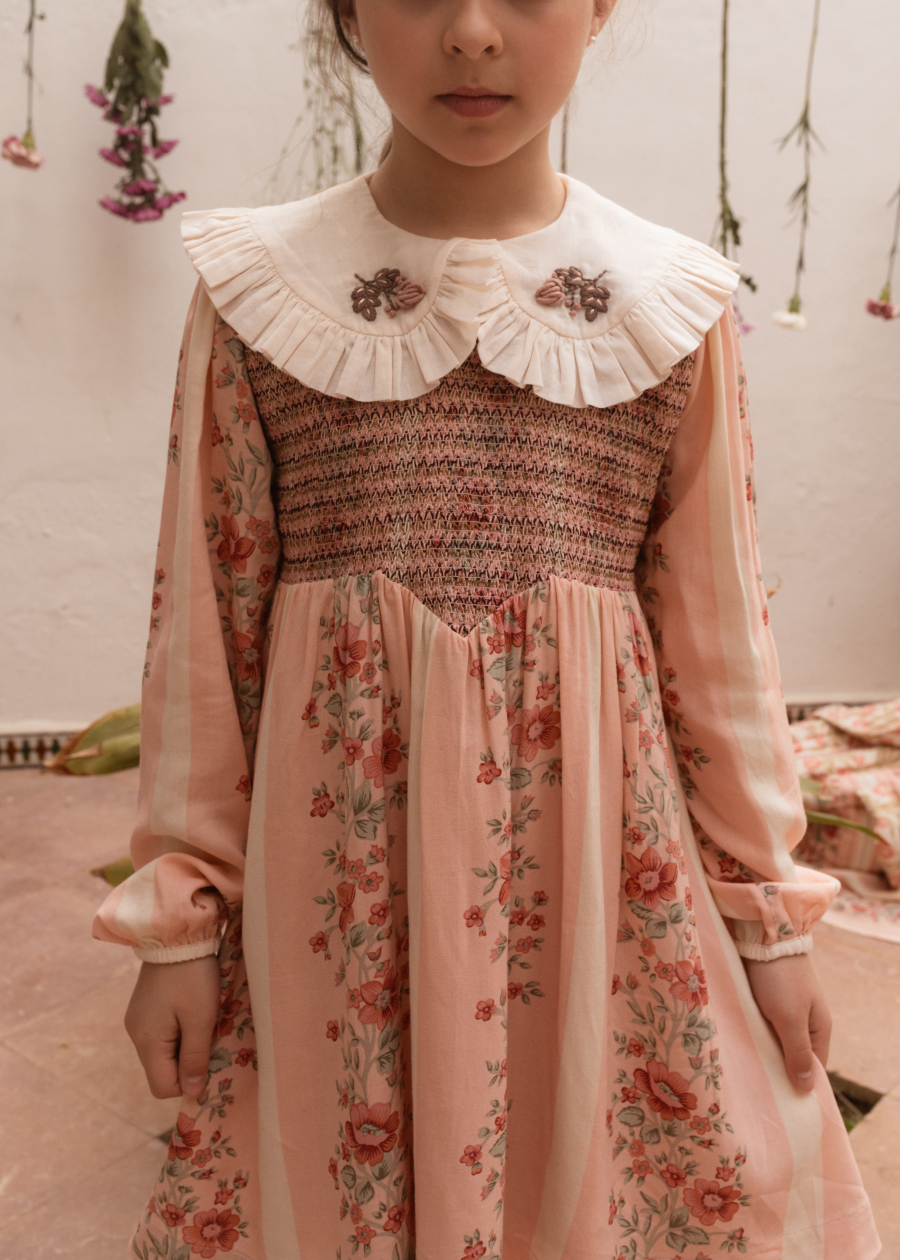 BACHAA Hermine Robe Dress Douceur d'Hiver print 바챠 26AW