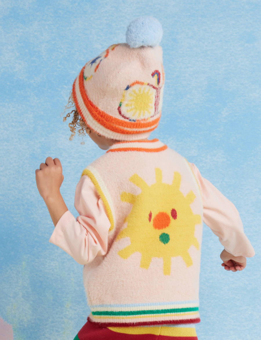 HALCYON NIGHTS Knit Vest Flutterby 헬시온나이츠 26FW