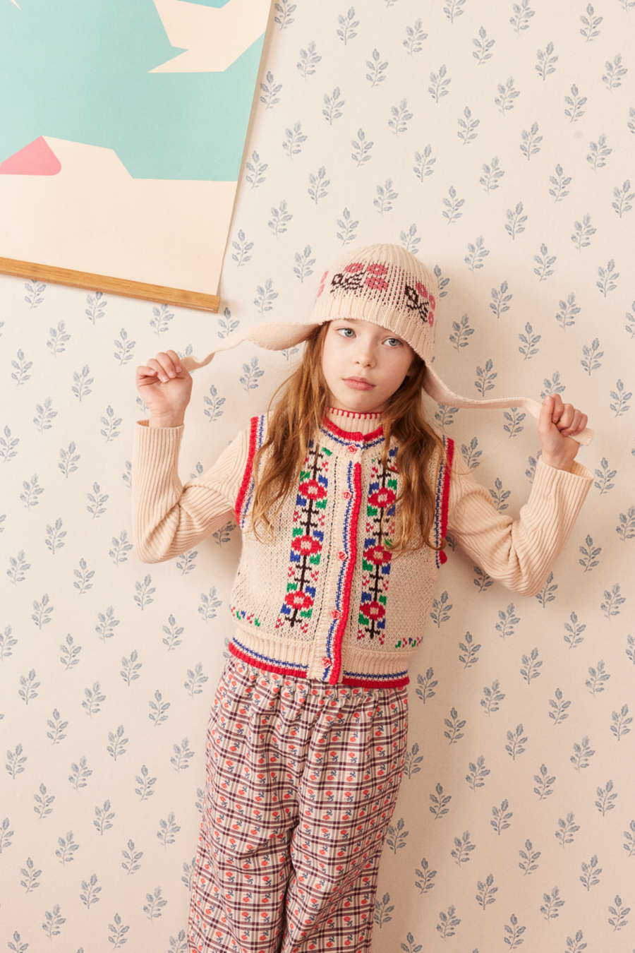 HELLO SIMONE Mirliton pants Camelia Check 헬로시모네 26AW