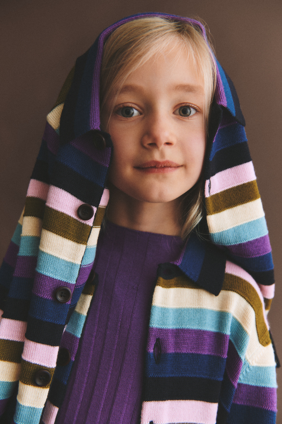 FUB KIDS Harlekin Crew deep indigo 펍키즈 26AW