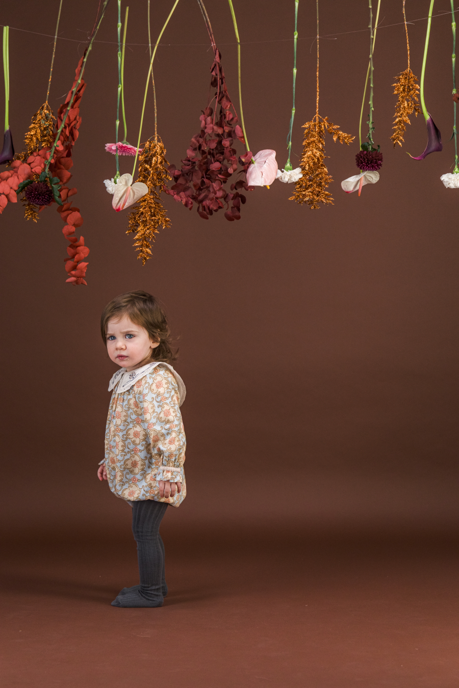 BACHAA Livia Romper Rêverie d'Hiver print 바챠 26AW