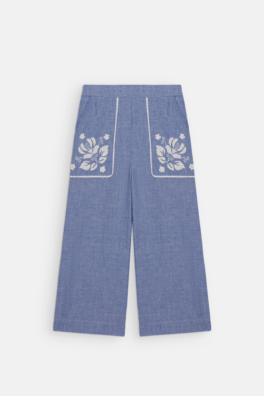 LOUISE MISHA PANTS FLOFI LIGHT BLUE 루이스미샤 26AW