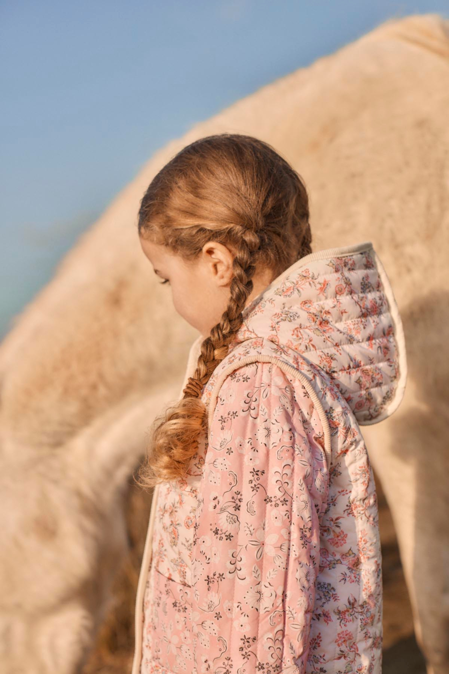 LOUISE MISHA COAT TENDER CREAM CARNATION VALE 루이스미샤 26AW