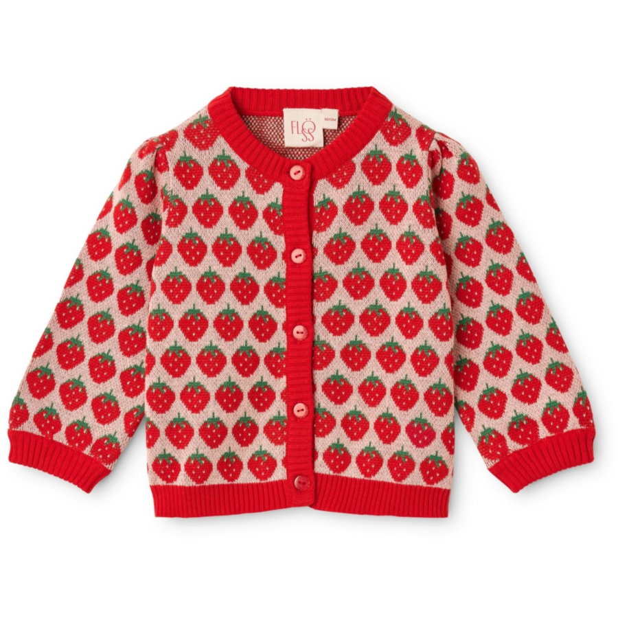 FLOESS Line Cardigan Blossom Pink Berry 플로스 26AW