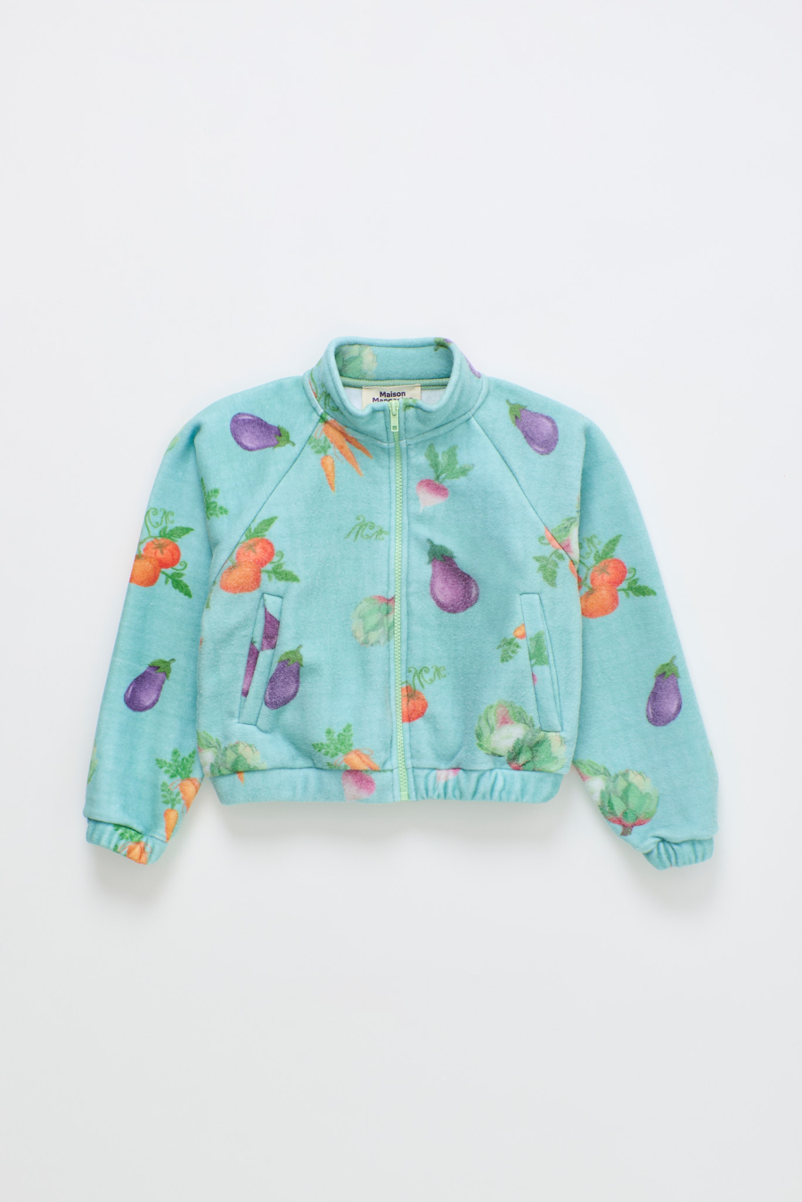 FUB KIDS VEGETABLES FLEECE JACKET LIGHT GREEN 메종망고스탄 26AW