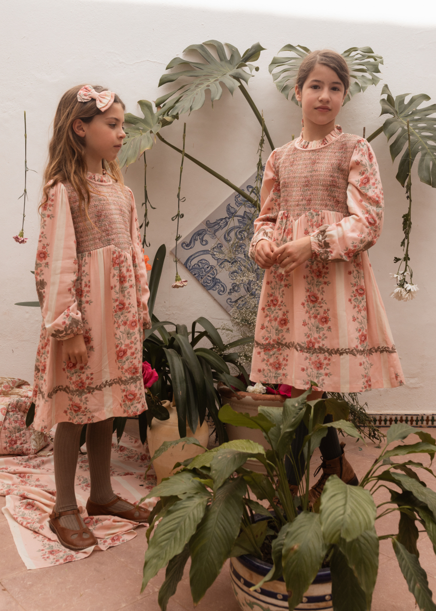 BACHAA Céleste Robe Dress Douceur d'Hiver print 바챠 26AW