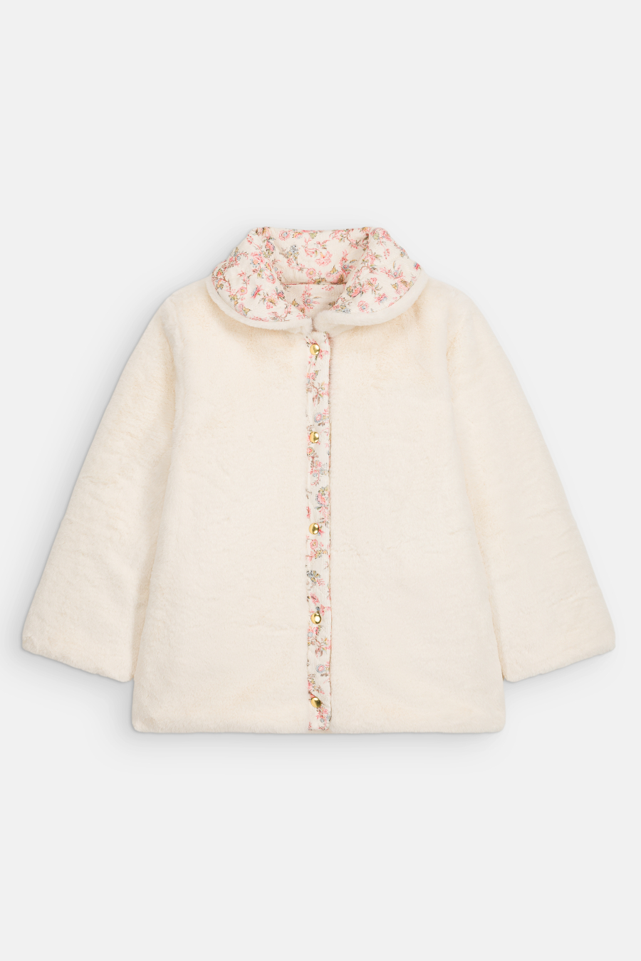 LOUISE MISHA REVERSIBLE COAT DALILA CREAM CARNATION VALE 루이스미샤 26AW