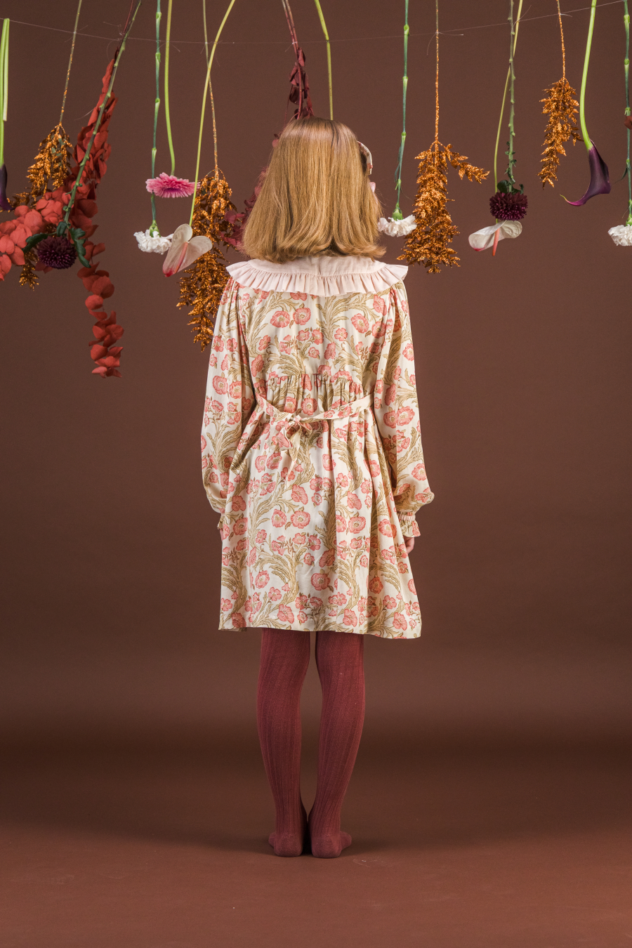 BACHAA Augustine Robe Dress Promenade enchantée print 바챠 26AW