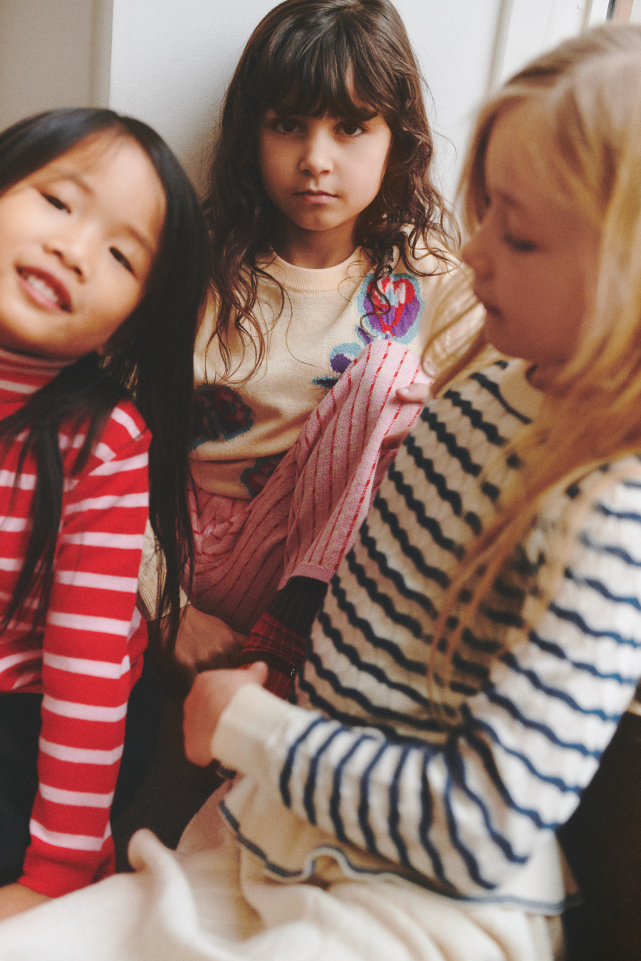 FUB KIDS Harlekin Skirt deep indigo 펍키즈 26AW
