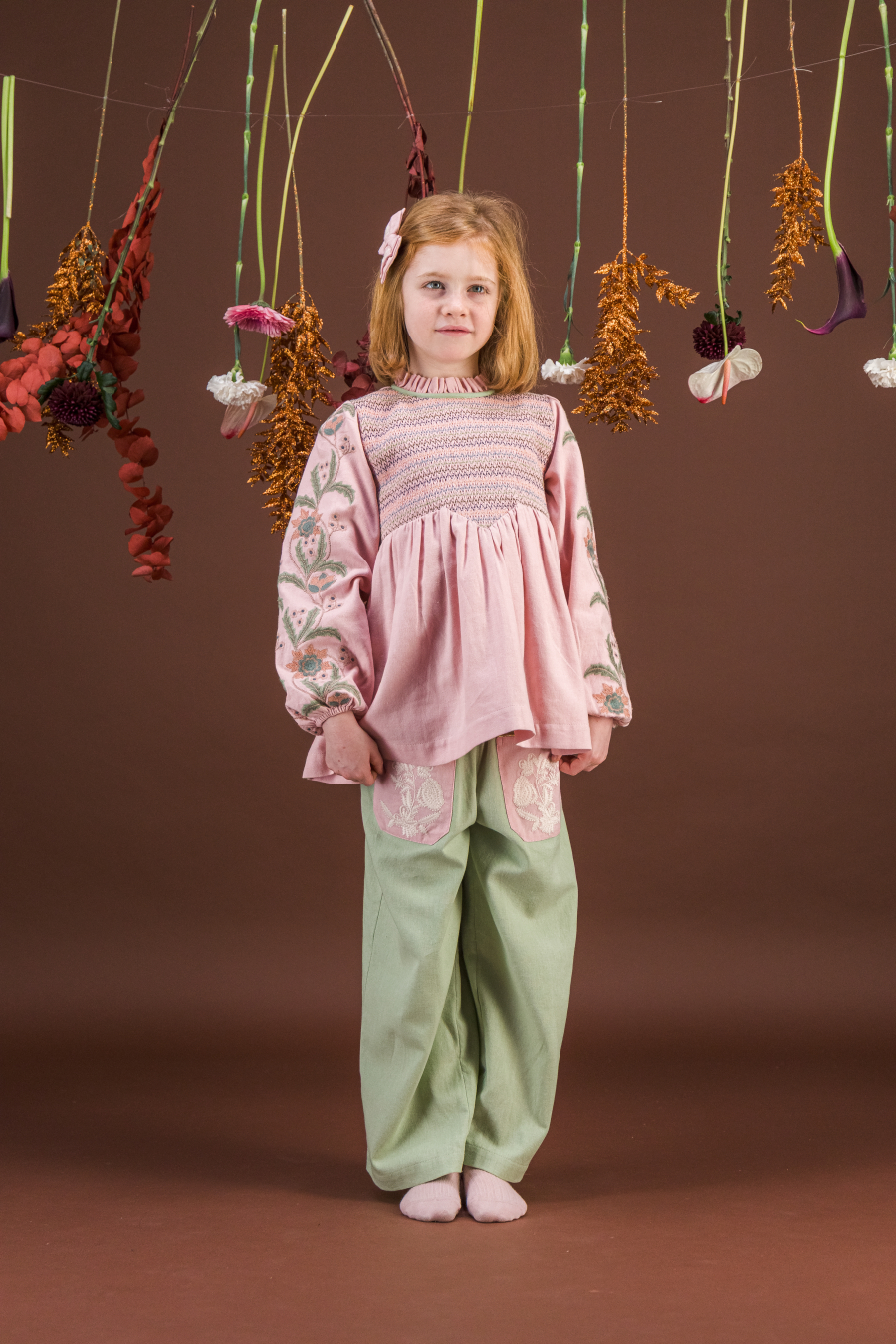 BACHAA Songe Blouse/Short dress Veiled Pink 바챠 26AW