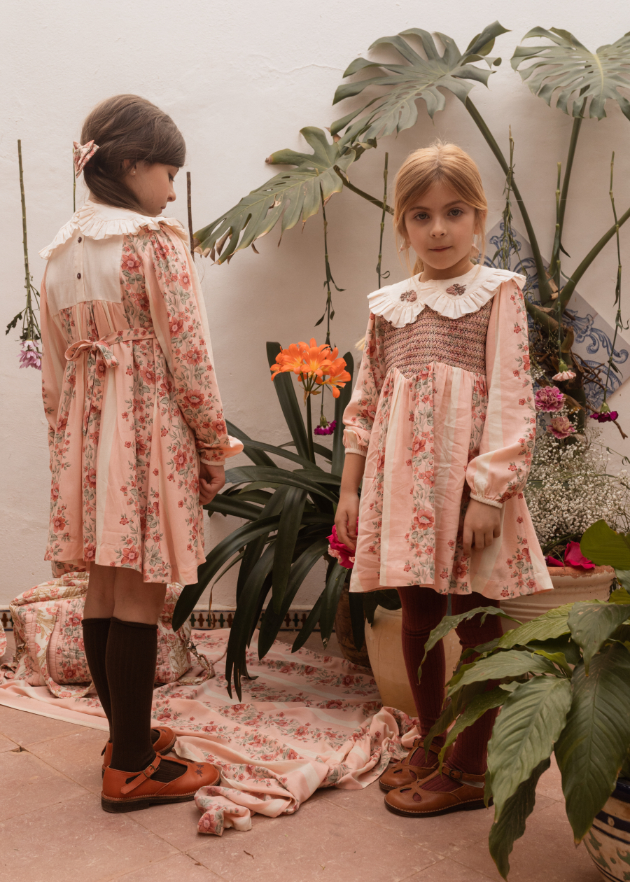 BACHAA Hermine Robe Dress Douceur d'Hiver print 바챠 26AW